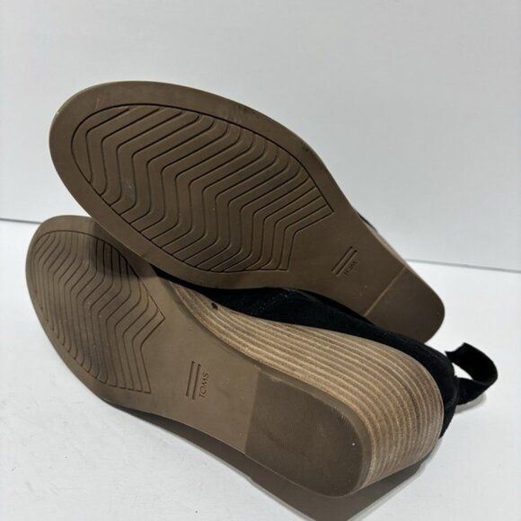 Toms Women’s Marta Wedge Booties Black, Size 8.5 M - Picture 6 of 6